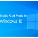 God Mode windows 10
