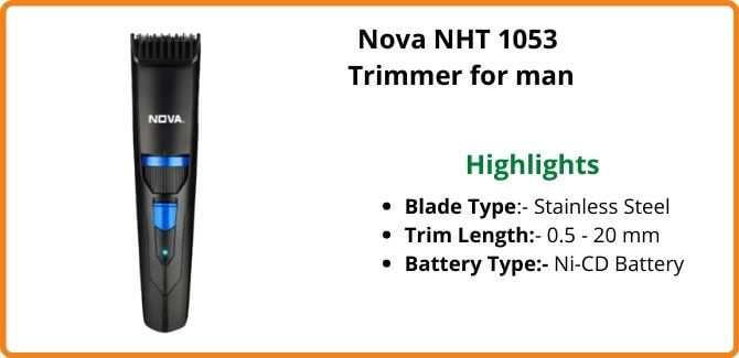 Nova NHT 1053 Trimmer