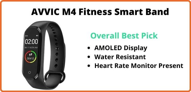AVVIC M4 Fitness Wrist Smart Band