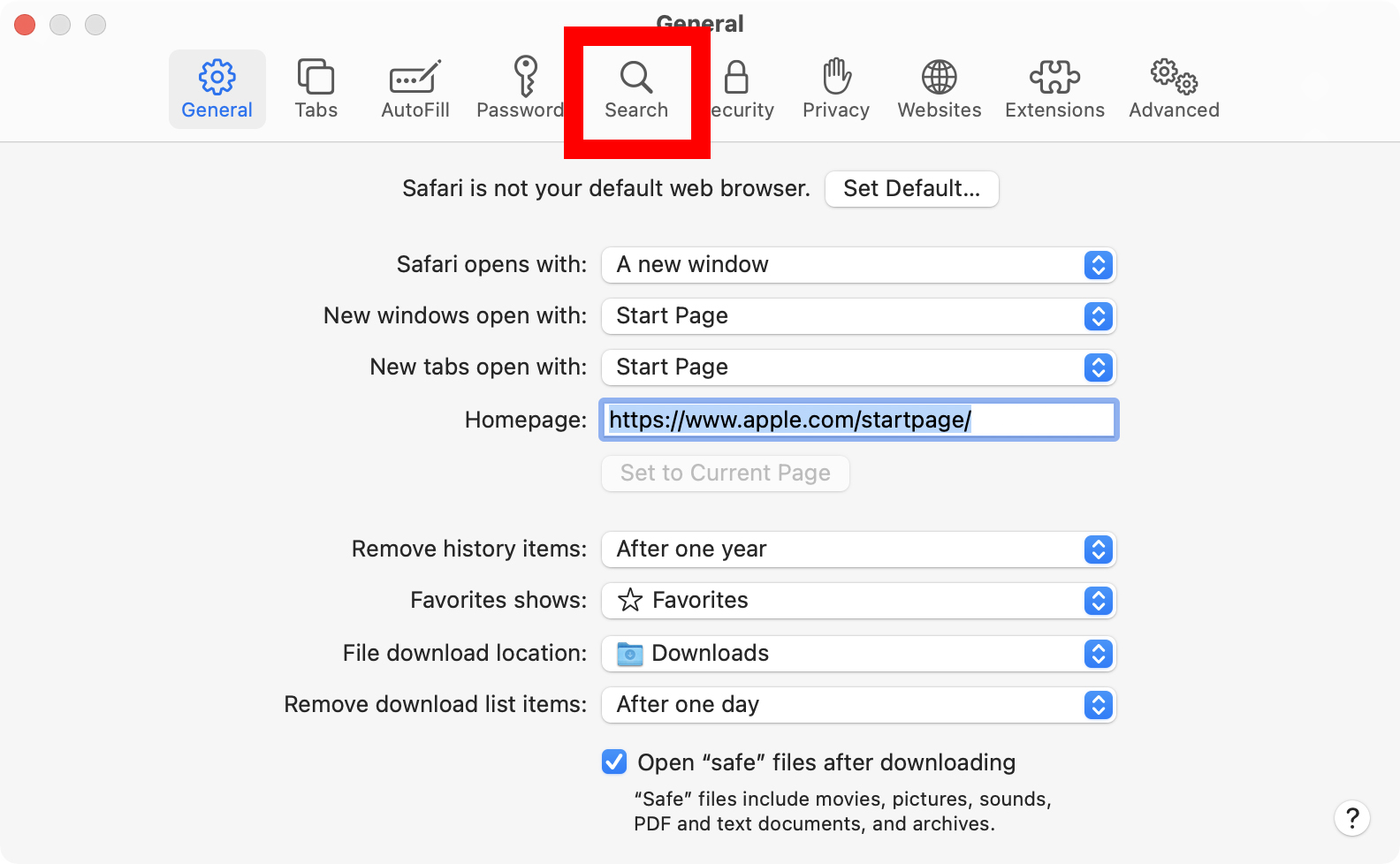 How to Change the Default Search Engine in Safari 